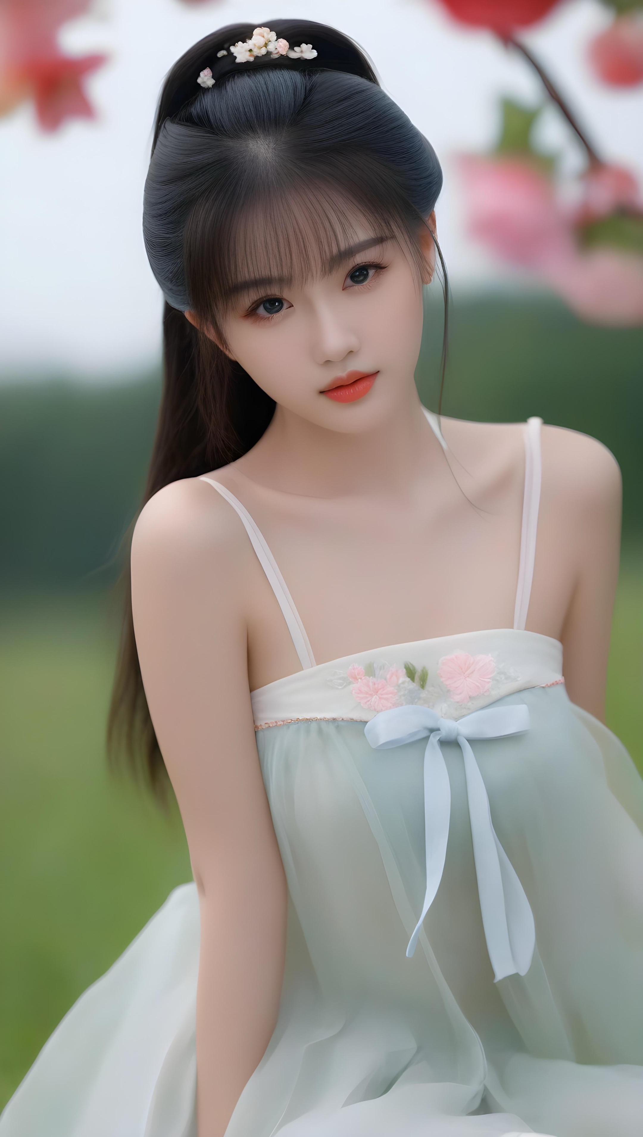 上热门🔥 清纯女神 汉服造型 作品分享 ai美女