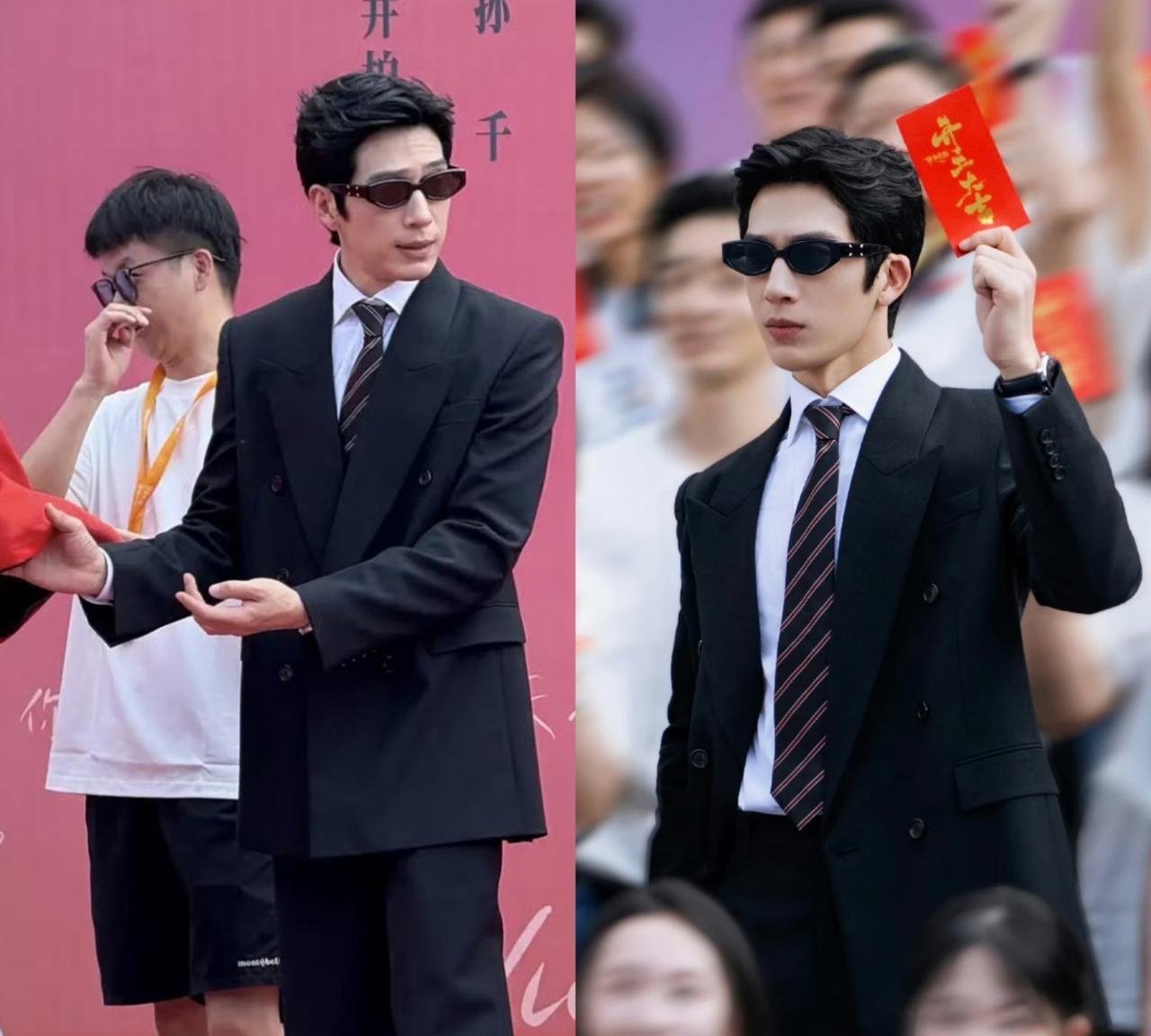 看到井柏然路透和精修对比，知道内娱为什么拍不出来真正的霸总了，就这个西装看起来
