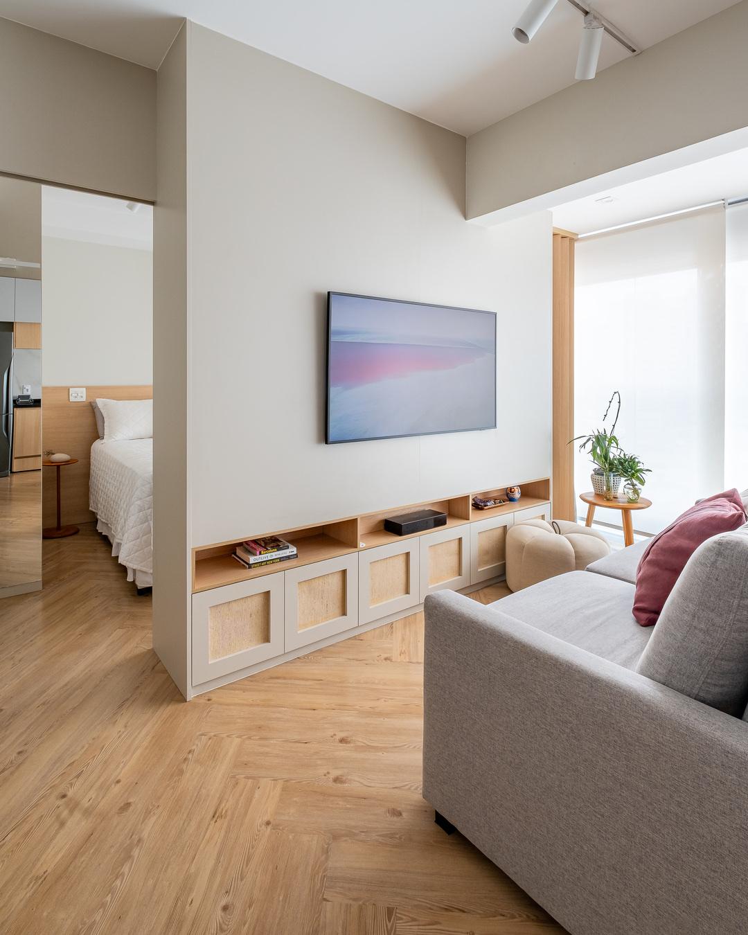 小空间大治愈，39㎡装下少女的浪漫与安心❤️简约清新现代装修风格,你喜欢吗?小