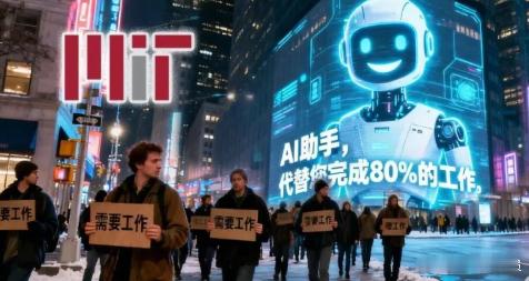 MIT重磅预警：AI正吞噬1.2万亿美元白领工资，你的岗位在“冰山指数”下安全吗？