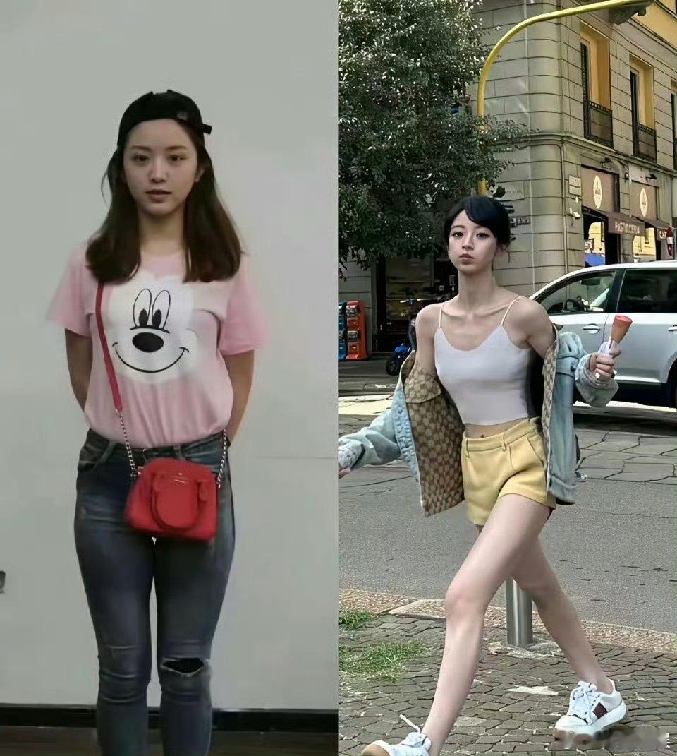 田曦薇和李兰迪对自己有点狠体重差距好明显