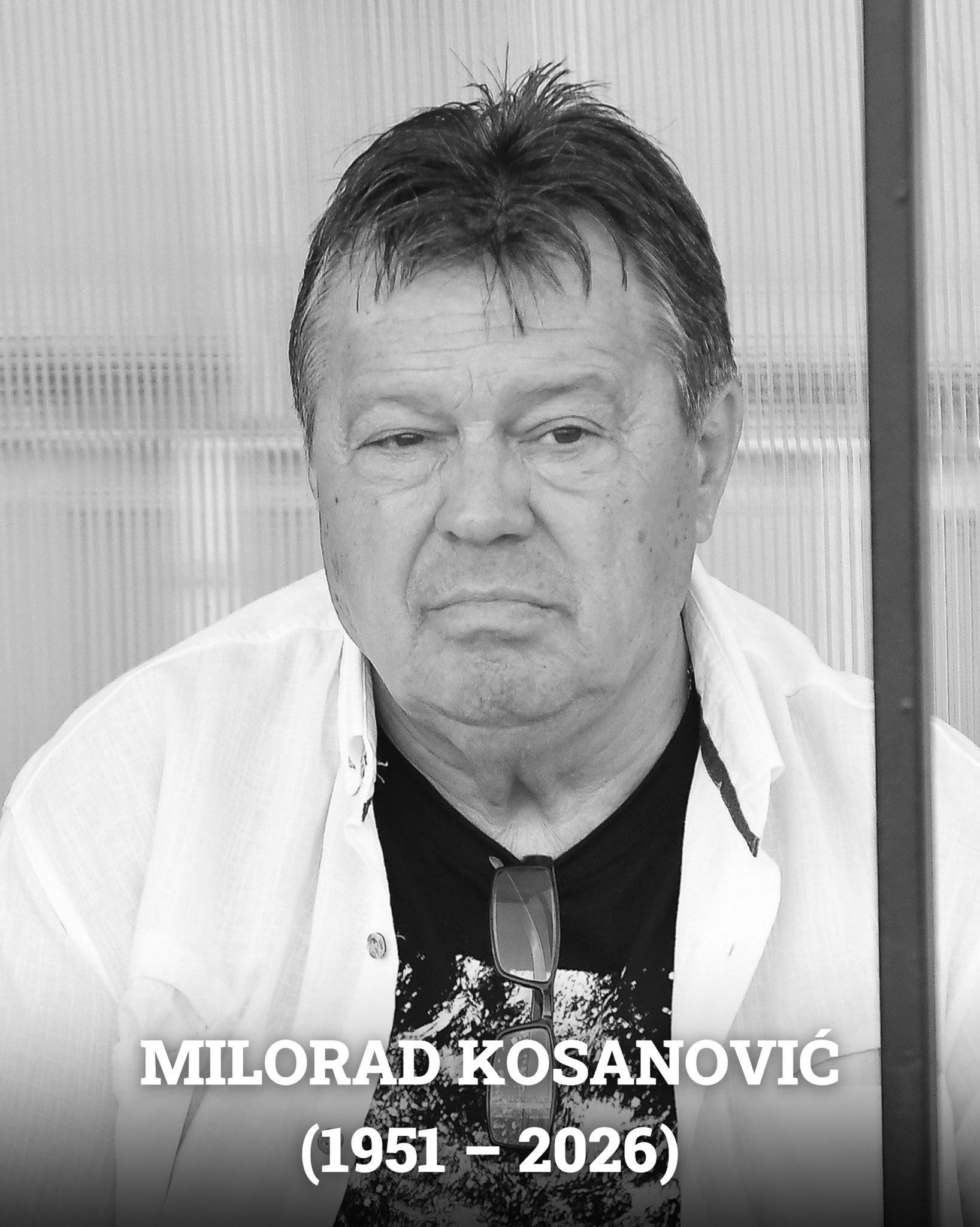 前大连实德主帅科萨诺维奇去世据多家外媒报道，前大连实德功勋主帅、75岁的塞尔