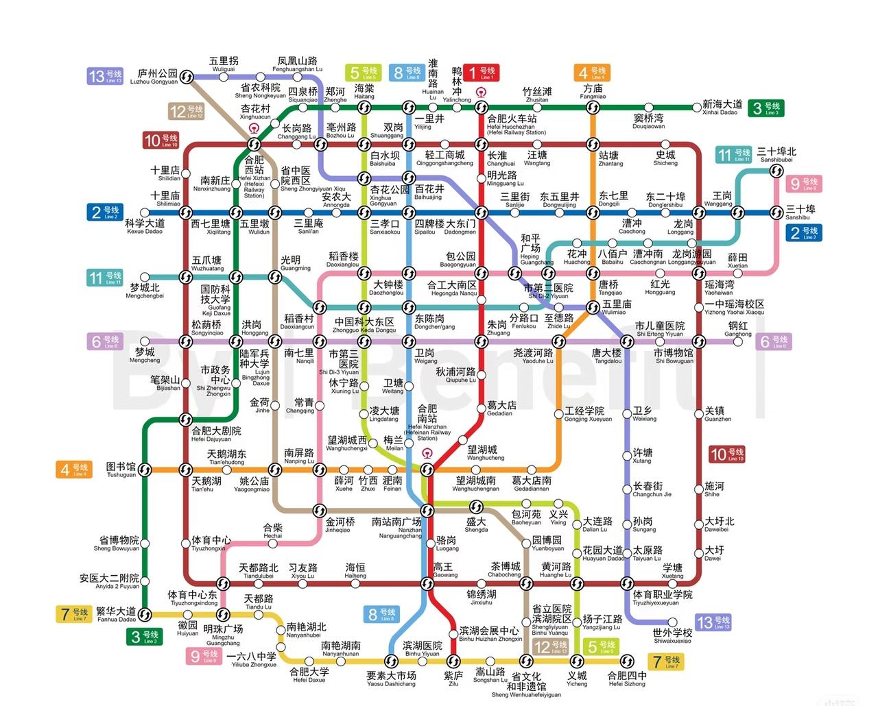 合肥地铁：无法理解为什么地铁会完美避开繁华大道和上海路交口，但是夜晚的渣土车却又