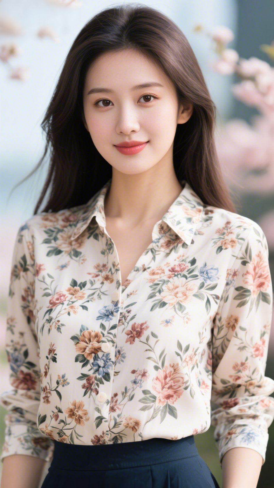 春日的温柔风掠过肩头，裹挟着枝头浅淡的花香，像将一整个春日的温柔揉进了时光