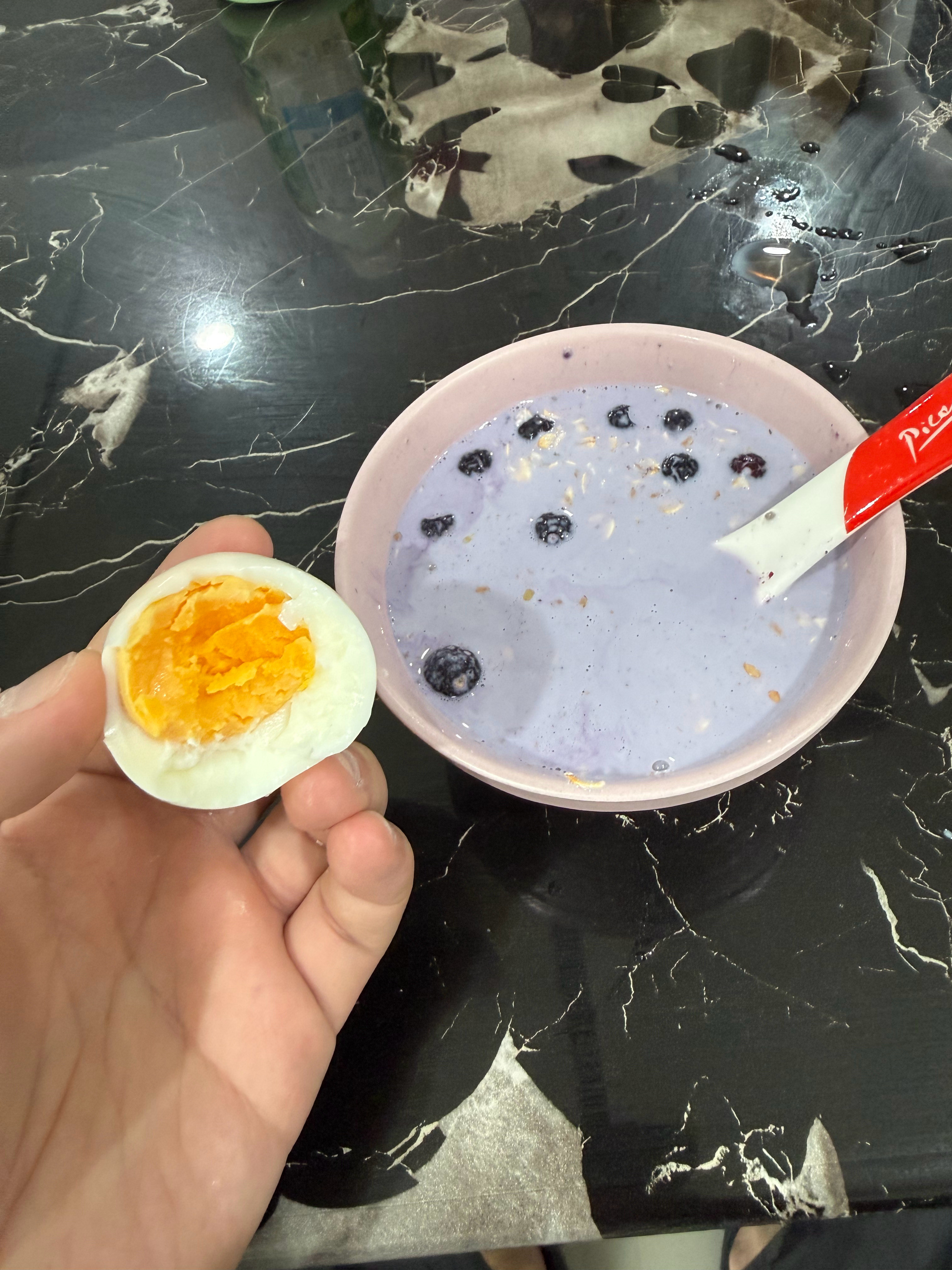 每日早饭分享，戒掉面条包子馒头稀饭吧，兄弟们。我血脂从高水平降到低密度2.3，我