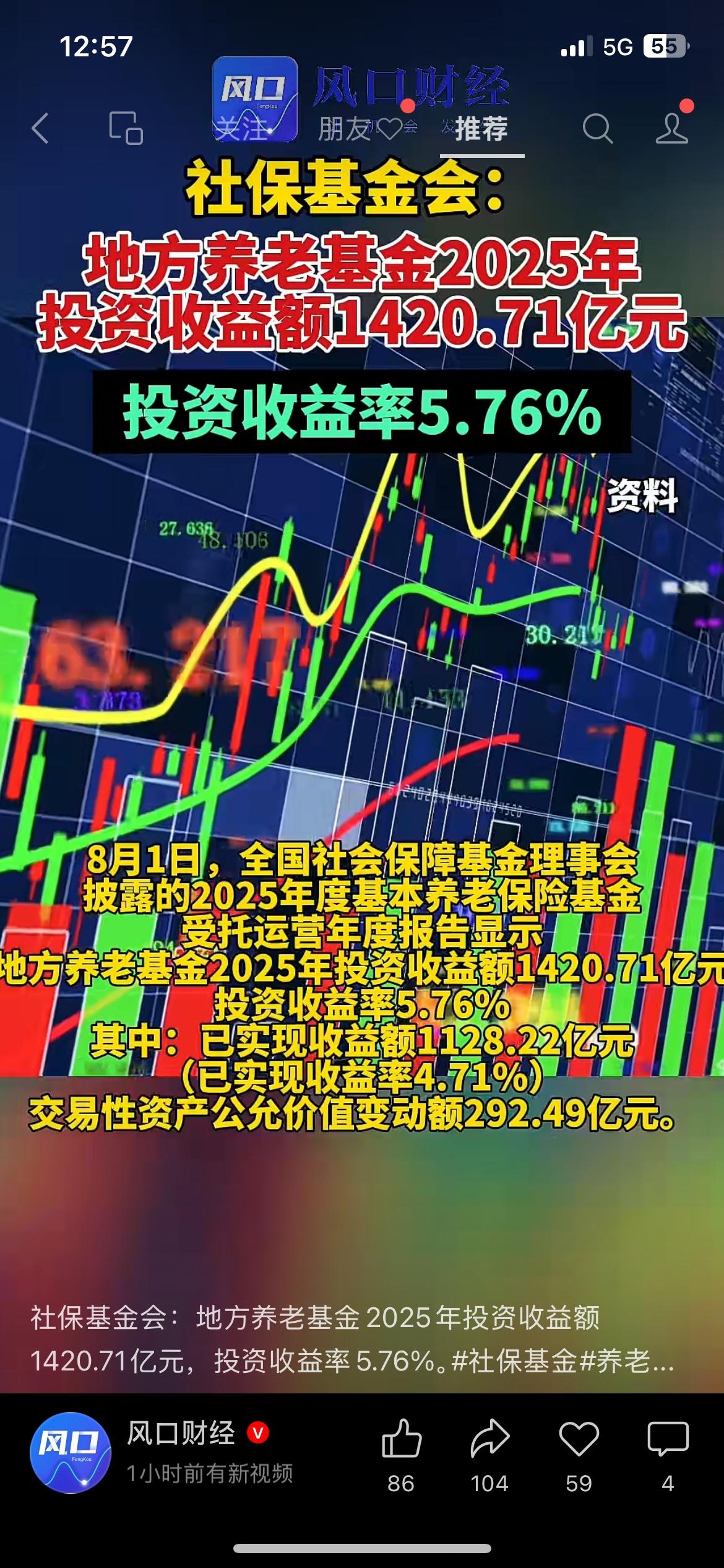 2025地方养老基金大赚，全年投资收益1420.71亿所有缴社保、关心养老金的