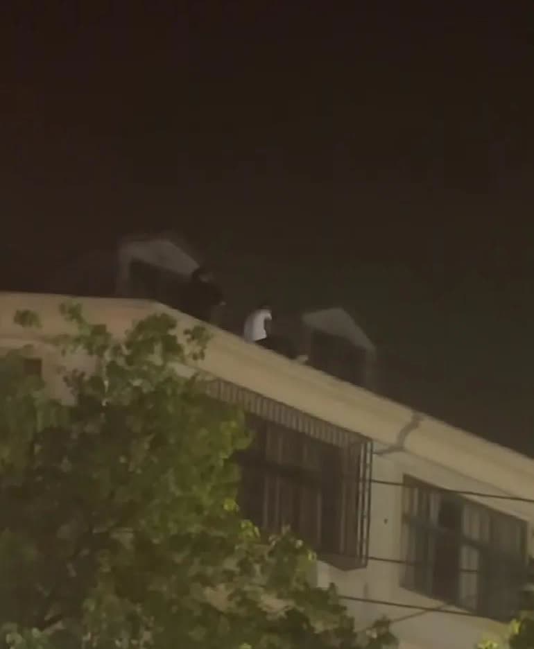 晚上三个男子跳楼，据说被骗2000多万，挣钱太不容易，楼下水果店老板也被吓跑了！