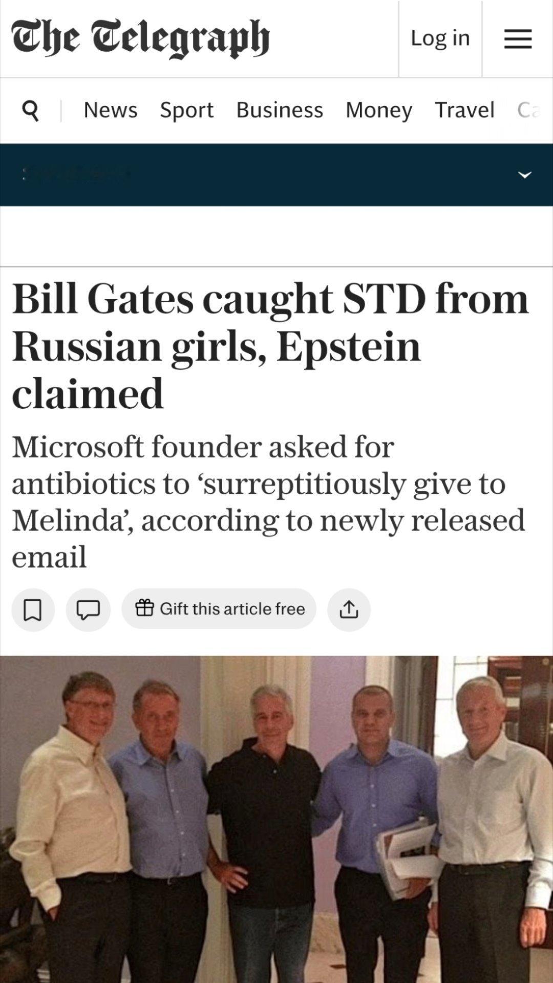 比尔盖茨方回应被曝患性病这种新闻在美国、英国更加轰动。盖茨的社会声誉更加雪上加霜