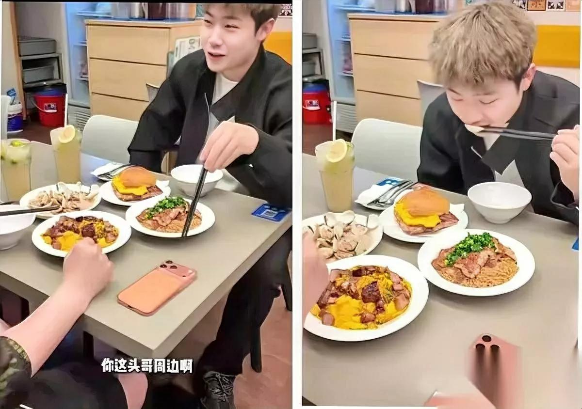 草莓熊又嘴瓢了！吃饭时指着桌上手机喊“这是大头周边！”——结果那是莎莎代