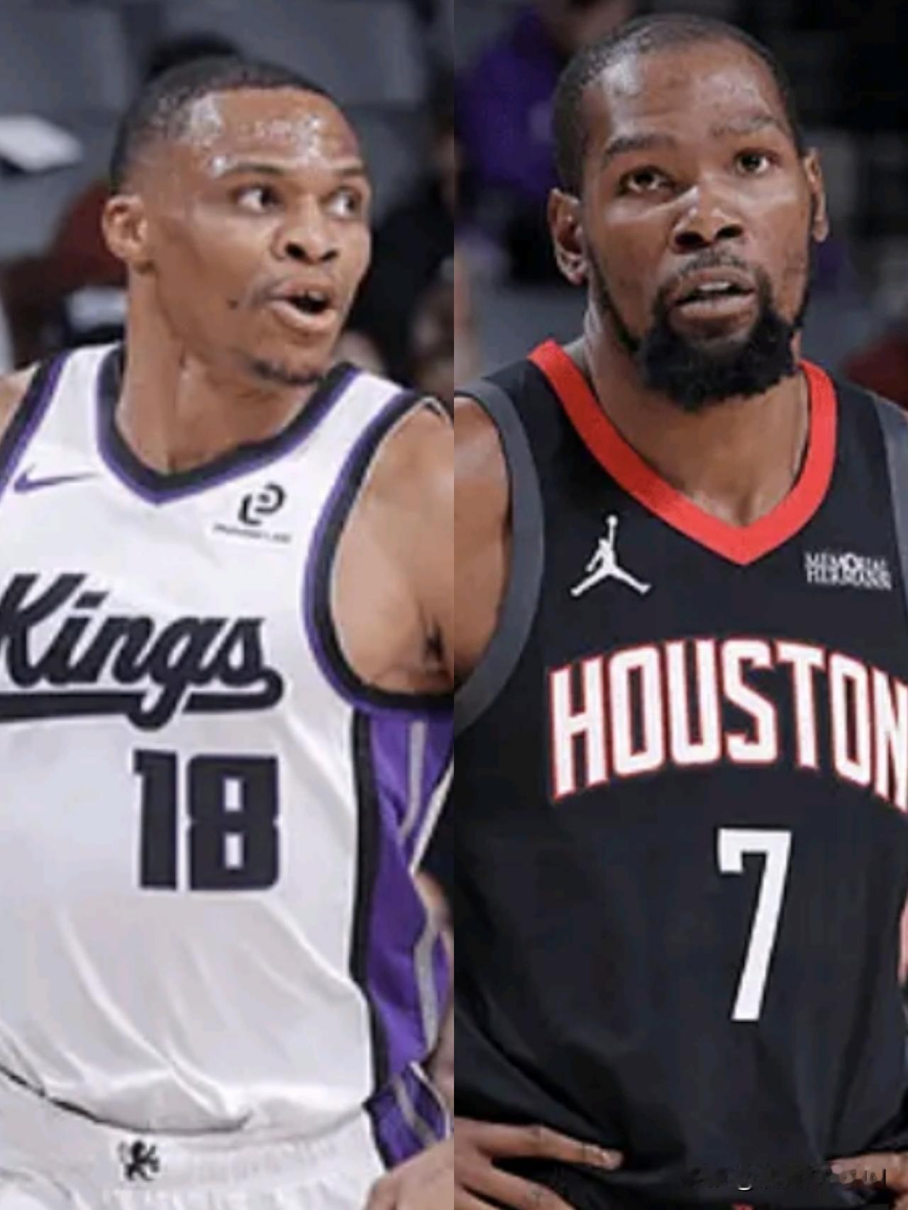 1月12号的威少和杜兰特对比，二哥真的天克大哥吗？维斯布鲁克，首发34分钟，