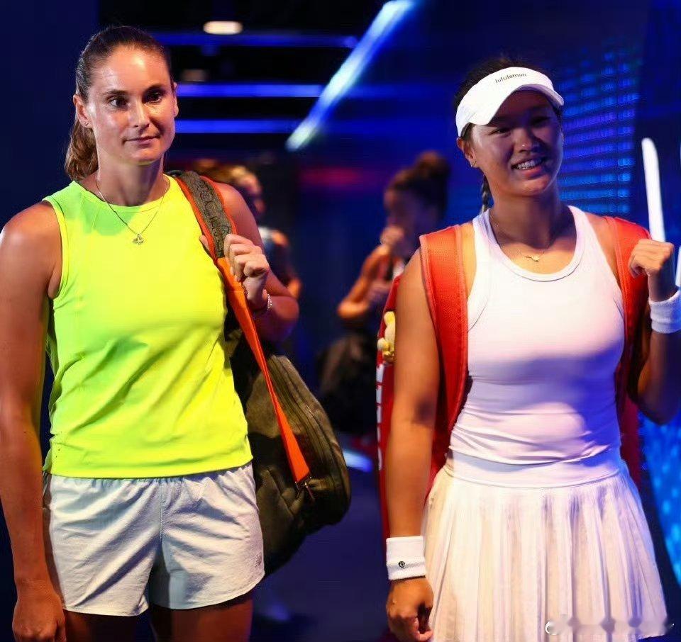 继续延续好状态WTA500🇲🇽蒙特雷站女双第一轮🇨🇳郭涵煜/🇷🇺帕诺
