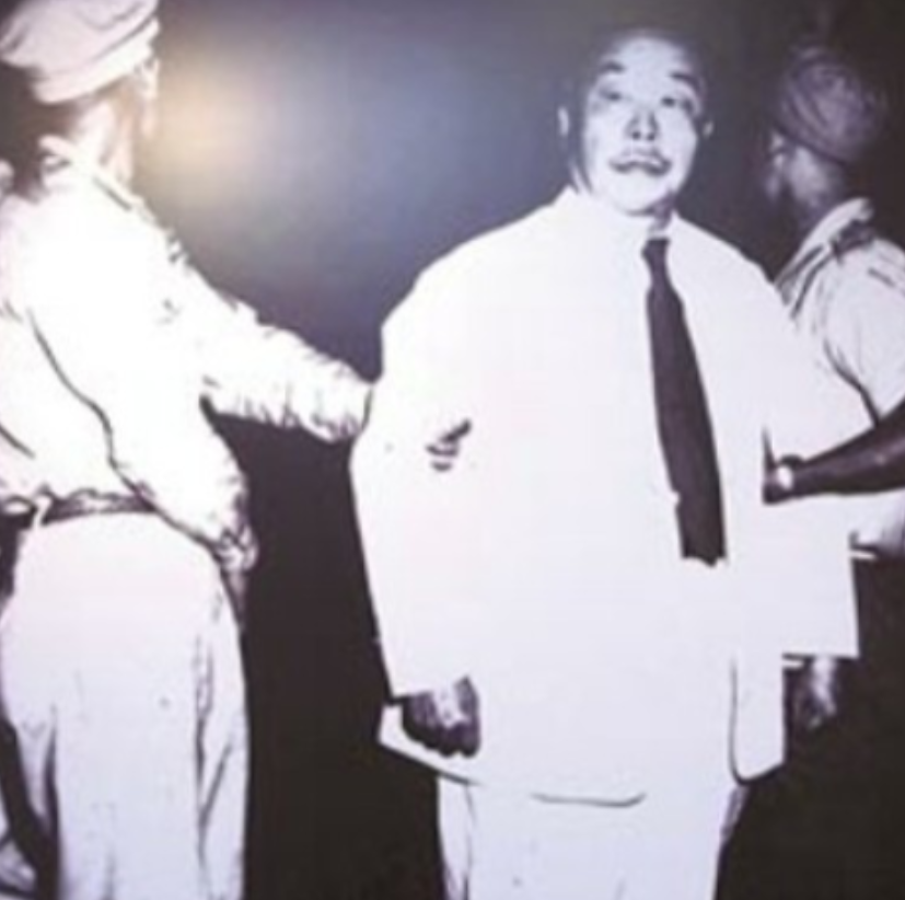 1950年6月18日，国民党上将陈仪被执行枪决，行刑前，蒋鼎文让士兵端来酒食，陈