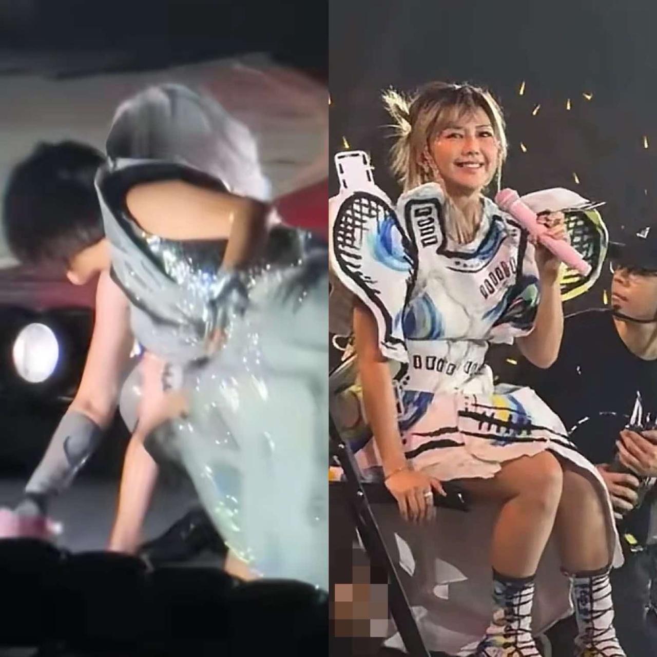 不仅孙燕姿无语了，估计她的团队也无语了，不是因为孙燕姿在演唱会上摔了，而是因