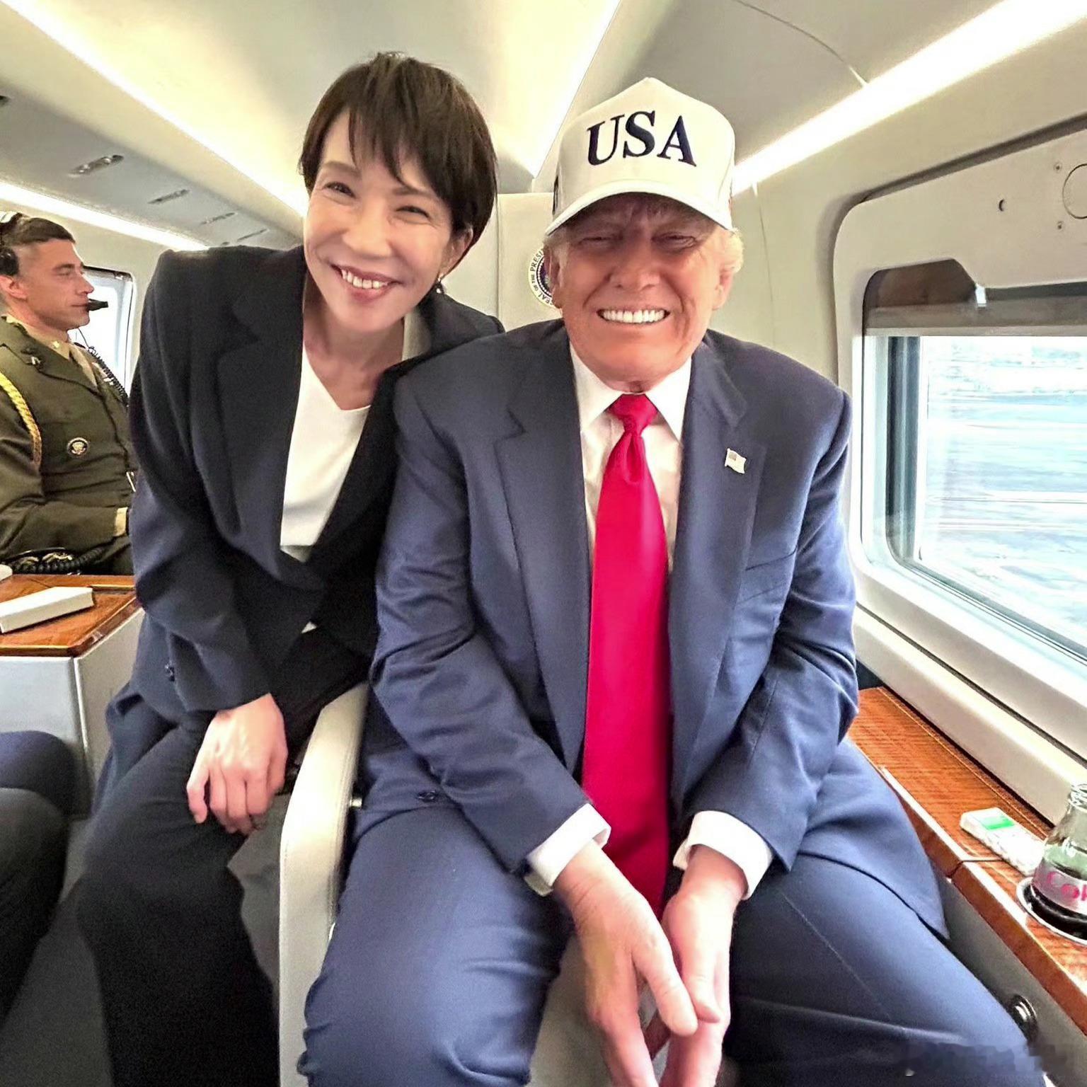 高市早苗表现得像特朗普的迷妹。