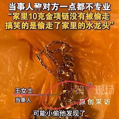 见过不专业的小偷，没见过这么离谱的！四川达州王女士家遭窃。