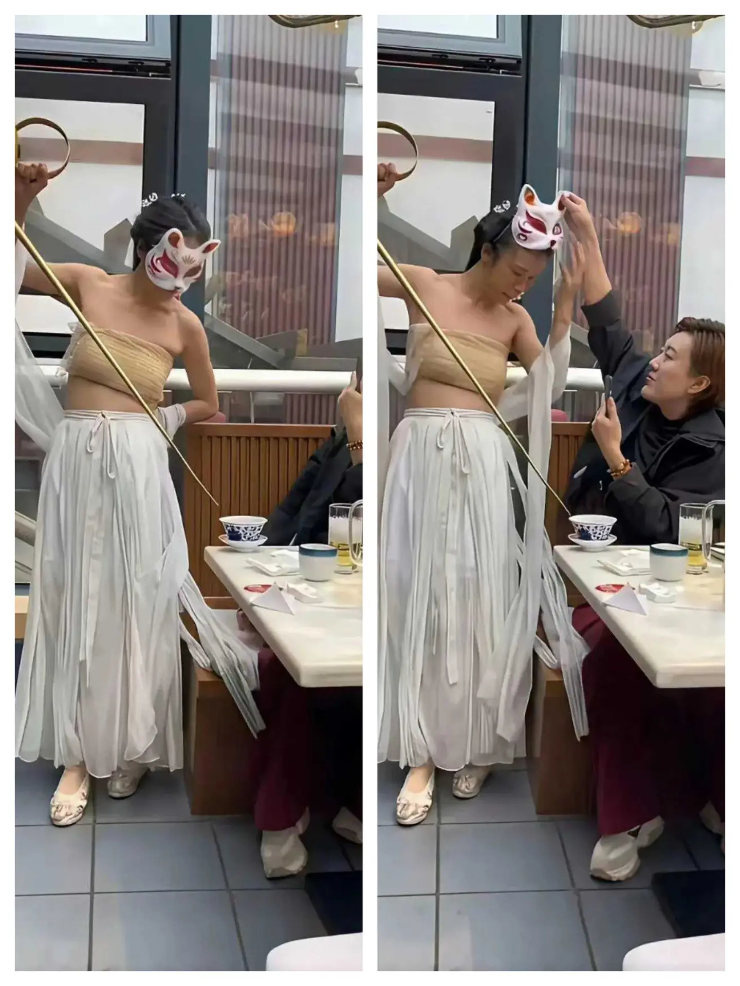 拍照能理解，这扯面罩的山东人素质堪忧！