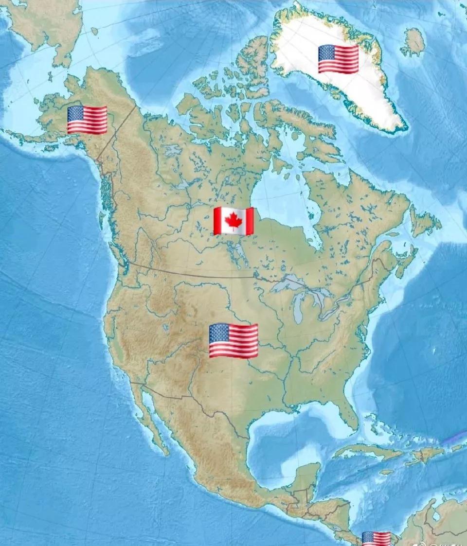 [川普憋着坏，正谋划逐步夺取加拿大主权！]加拿大现在慌了，公开说支持丹麦。