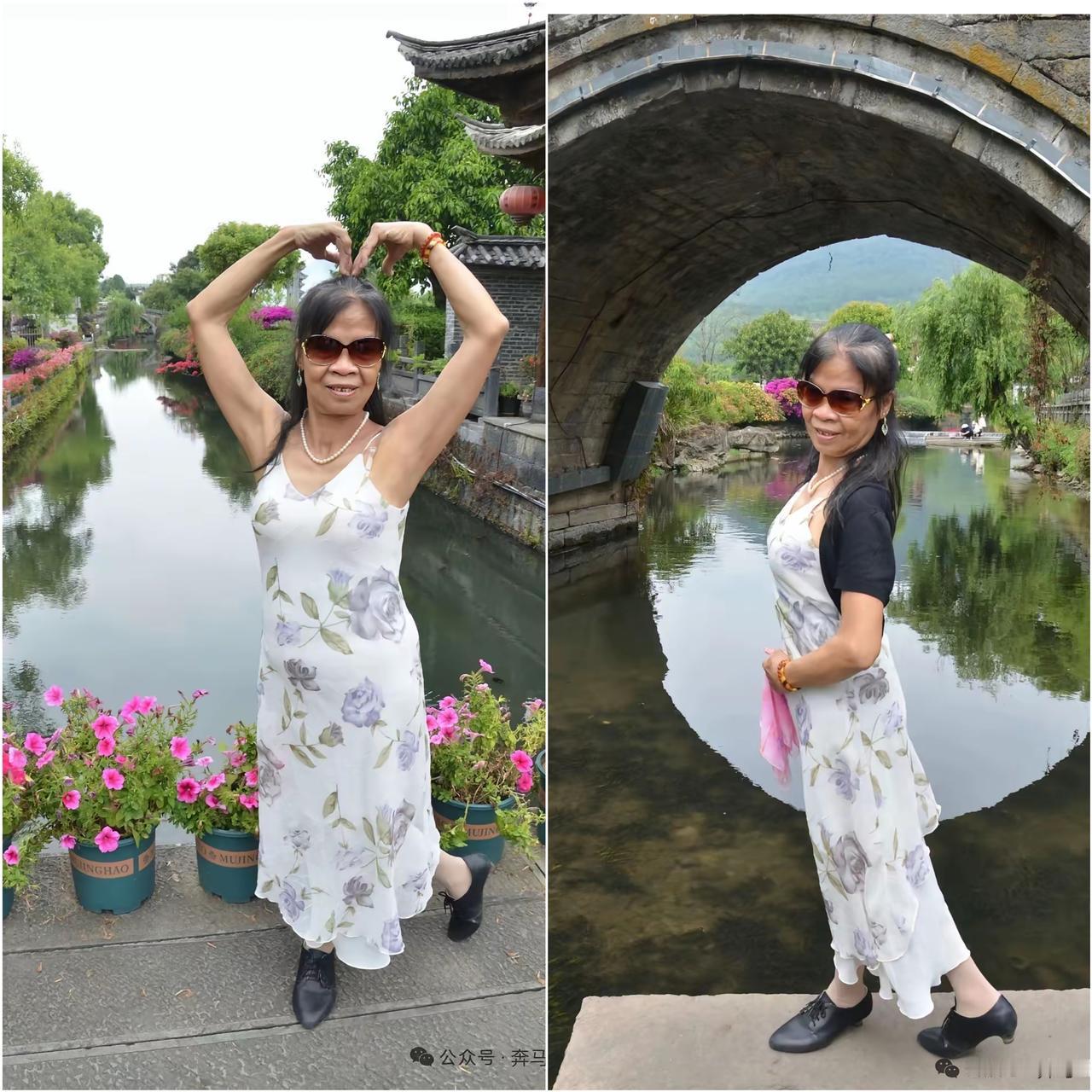 在云南弥勒红河水乡，我偶遇了一位格外自信的大妈。不是我故意挑刺，说实话，她