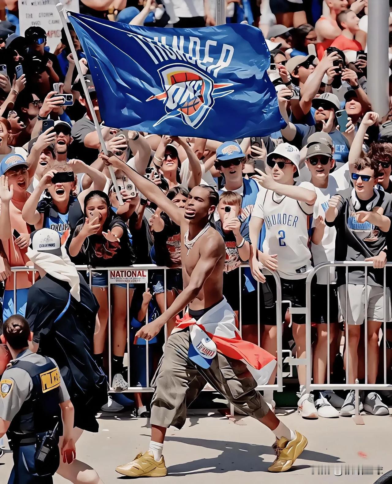 俄城市长发话了：SGA是雷霆队史最伟大的球员！雷霆为刚刚获得的NBA总冠军举