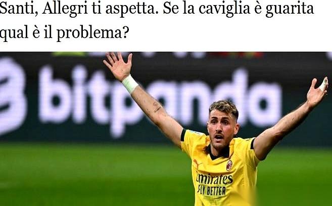 阿莱格里说，他脚踝没事了。没事了？一个多月了，人呢？我听着这话，总觉得特别