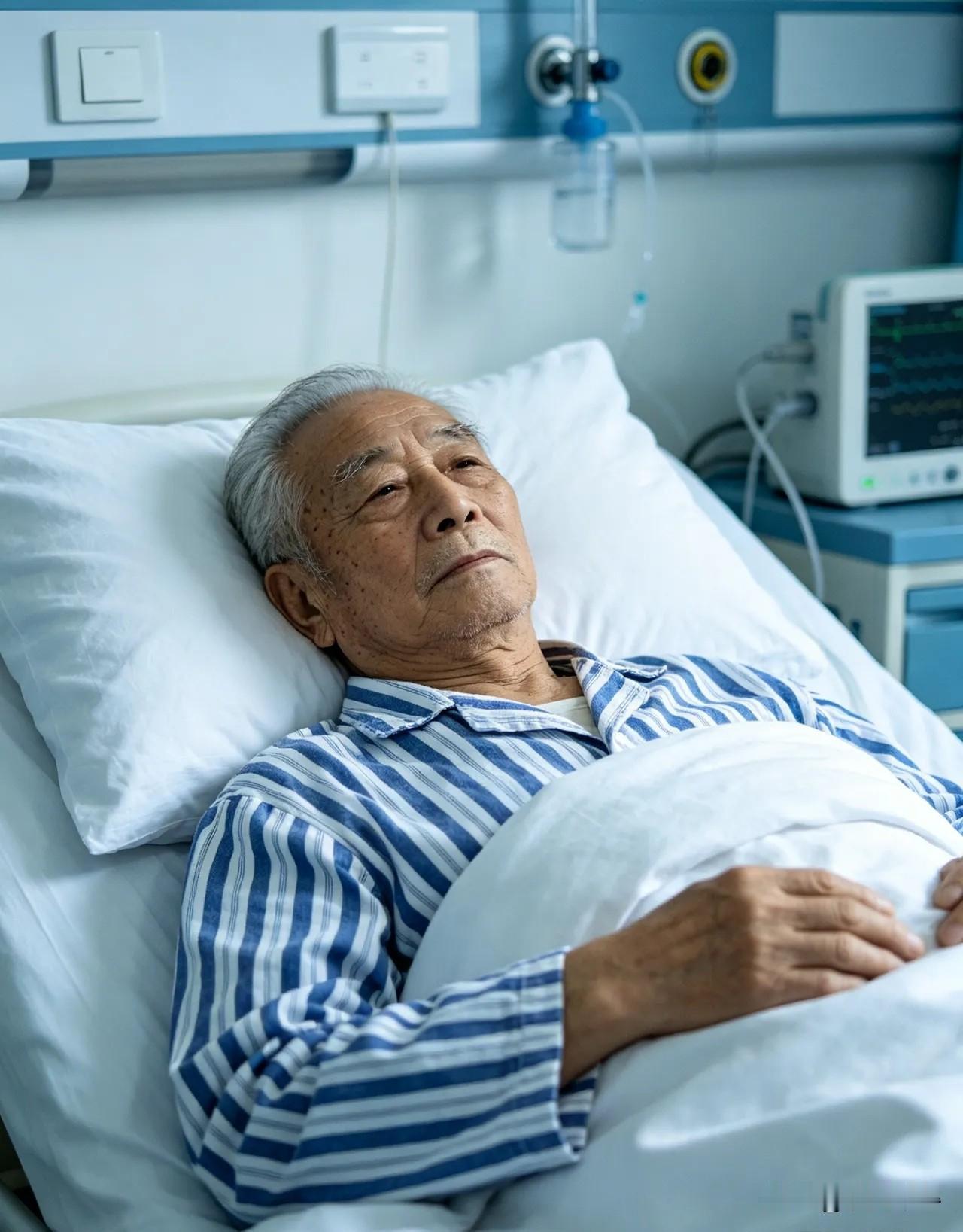一位医院护工说：“人只要躺下了，不能自己上厕所了，不管你多有钱，儿女多孝顺，你