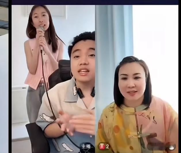 其实，李琳给儿子王梓嘉的流量也不少了，经常出现在他们的直播间。王梓嘉夫妻俩从