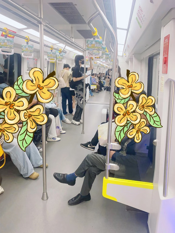 地铁上的帅哥美女是真多！这发型如何打理？
