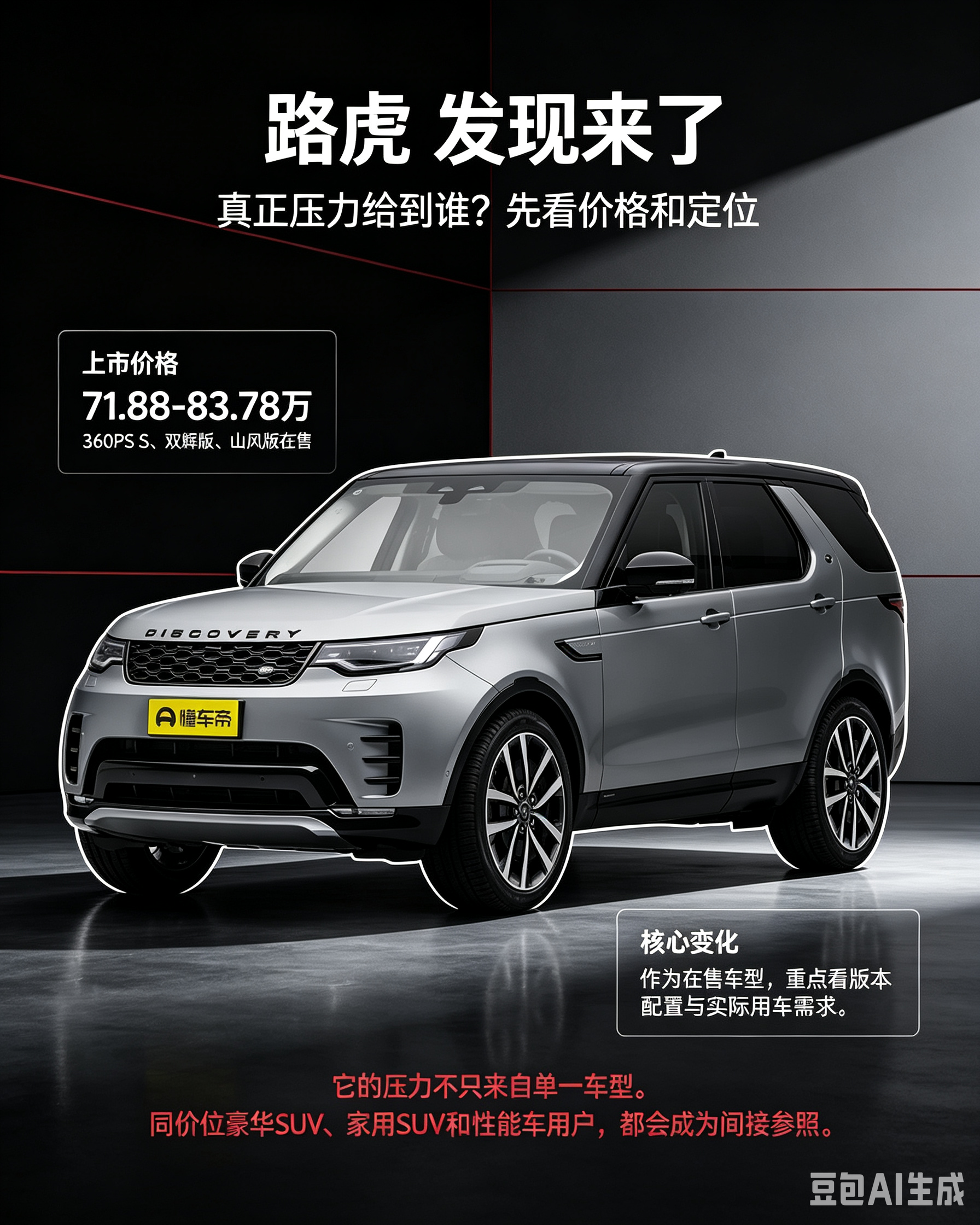 路虎发现上新，压力给到谁了