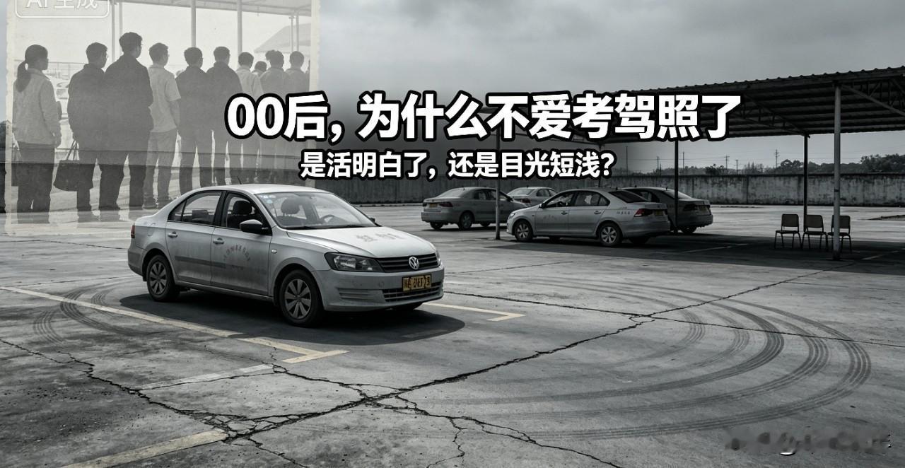 00后集体拒考驾照，是活明白了，还是目光短浅？十年前，高考完第一件事冲驾校，几