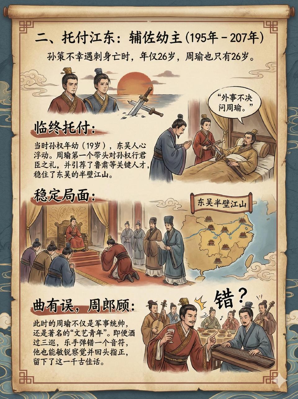 一组图了解周瑜的一生。