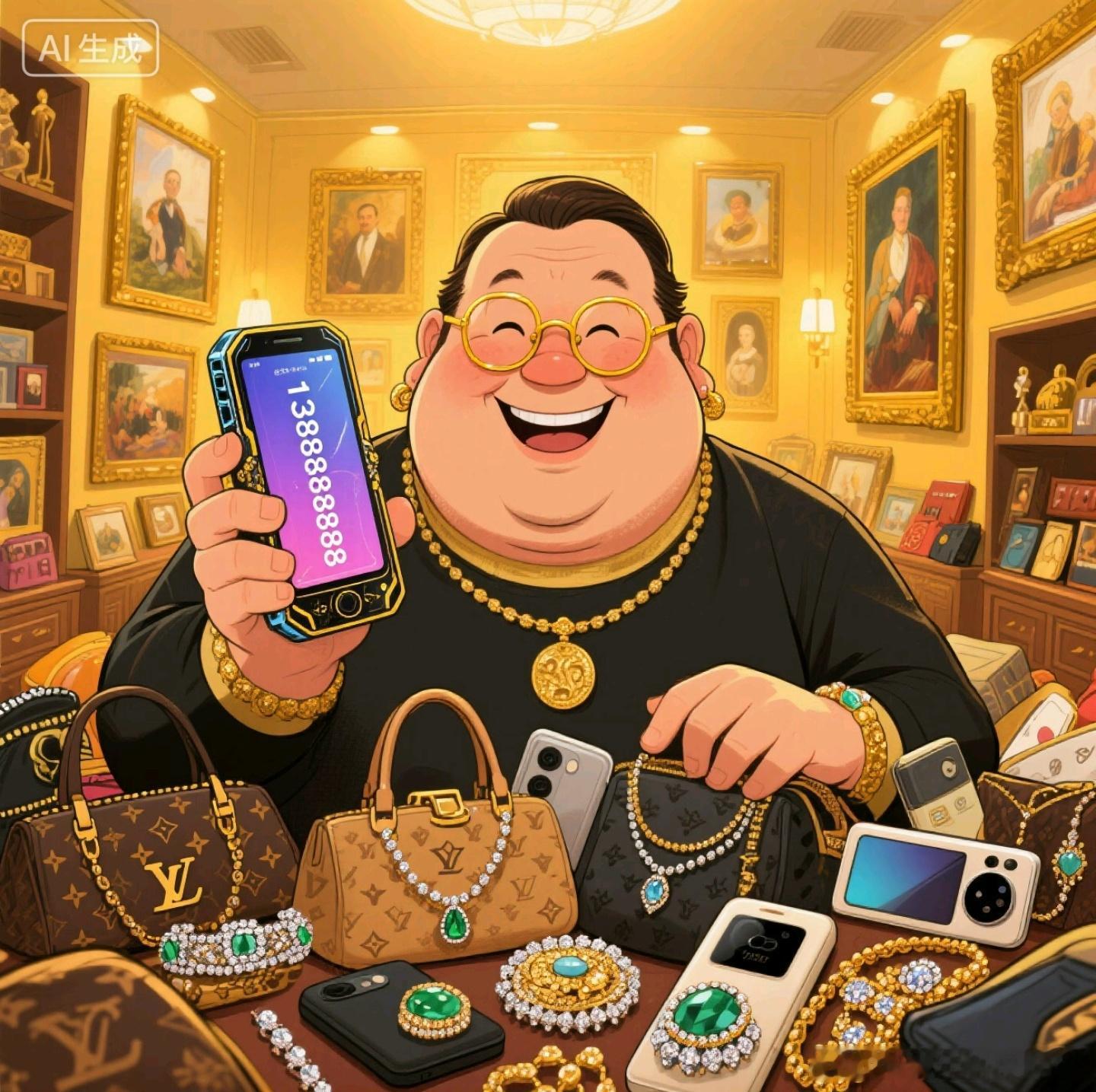 土老板土大款才会去搞这些名堂，手机靓号和当年QQ靓号一样，都是一个时期的产物，现