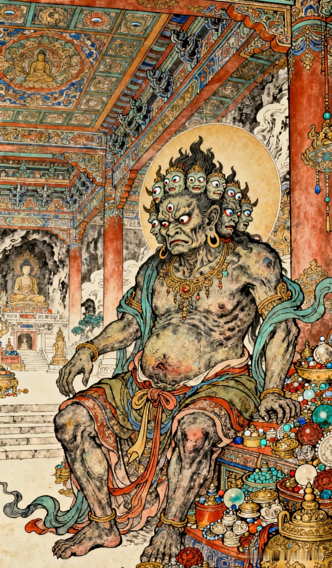 福中藏刀的“非天”炼狱：有人天天争强好胜，竟在造阿修罗道的业？很多人熟知“