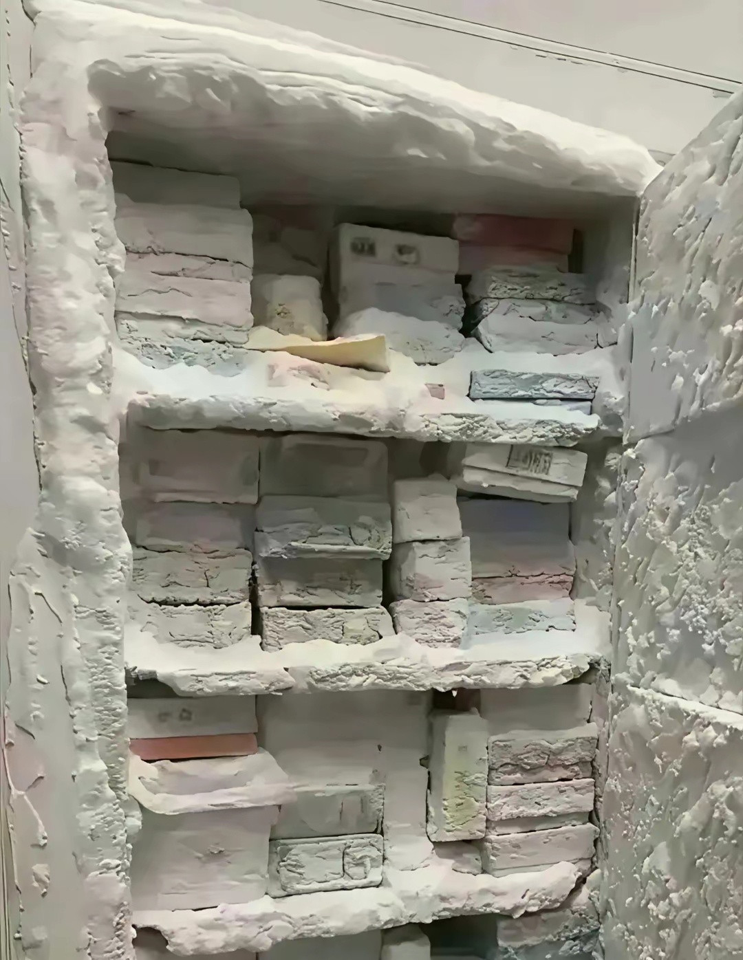 大意了！冰箱忘了通电，然后就这样了。