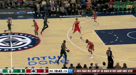 吹一下今天的杰伦-布朗，无差别单打！太强了！——全场比赛出战35分钟，26投18