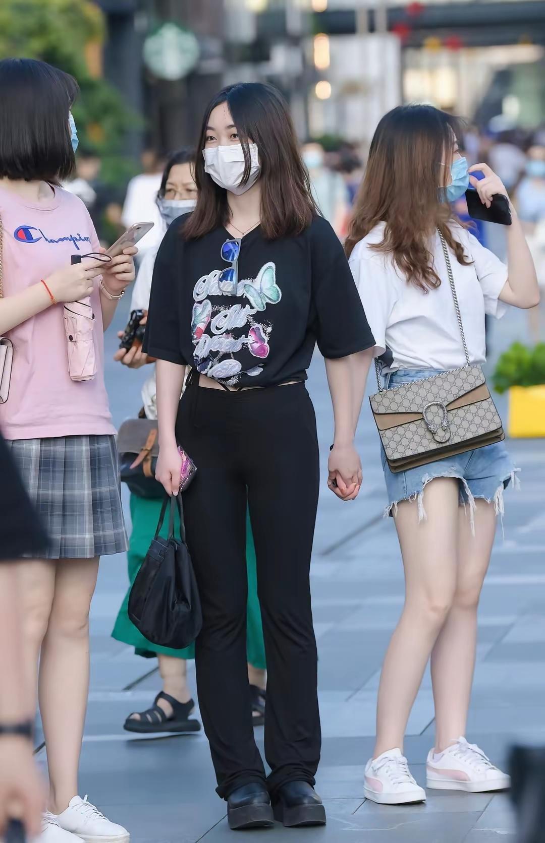 都市街拍穿搭街拍高清美女性感