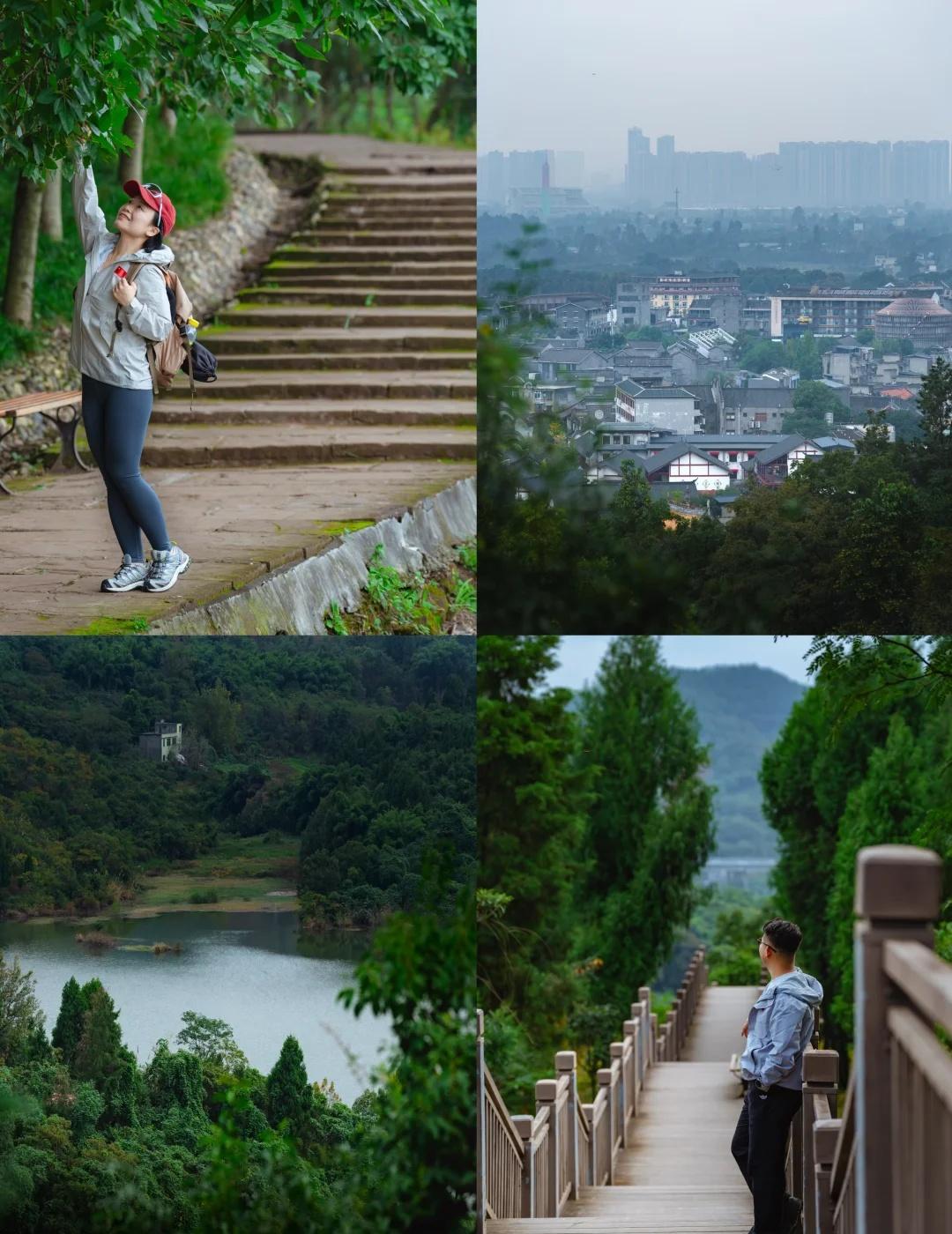 成都近郊|🚘0.5h秋日徒步登高望远秋天适合登高望远，💯这条线很舒服