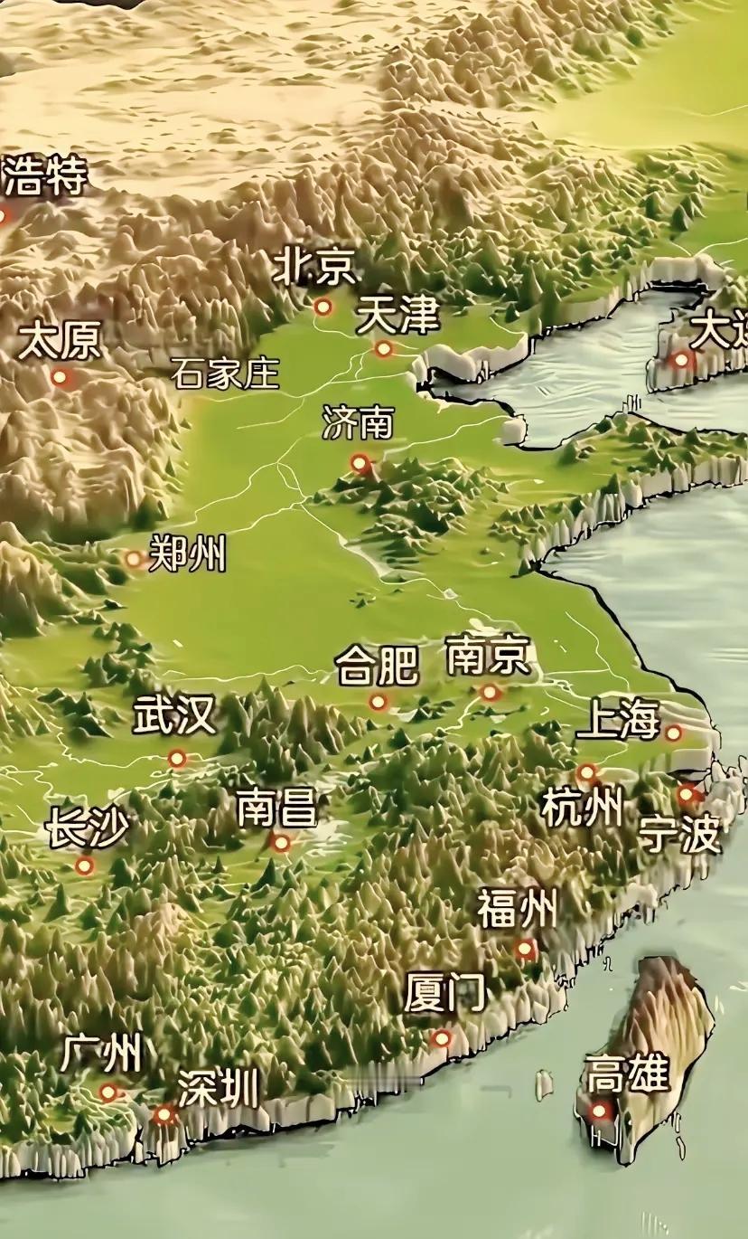 立体地形图一目了然！首都定在北京，地理优势才是关键底牌地理科普北京区位