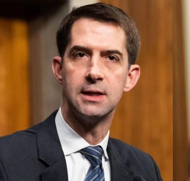 参议员汤姆·科顿又在大放厥词，他说，“共产党中国非法夺取台湾将严重威胁美国的国家