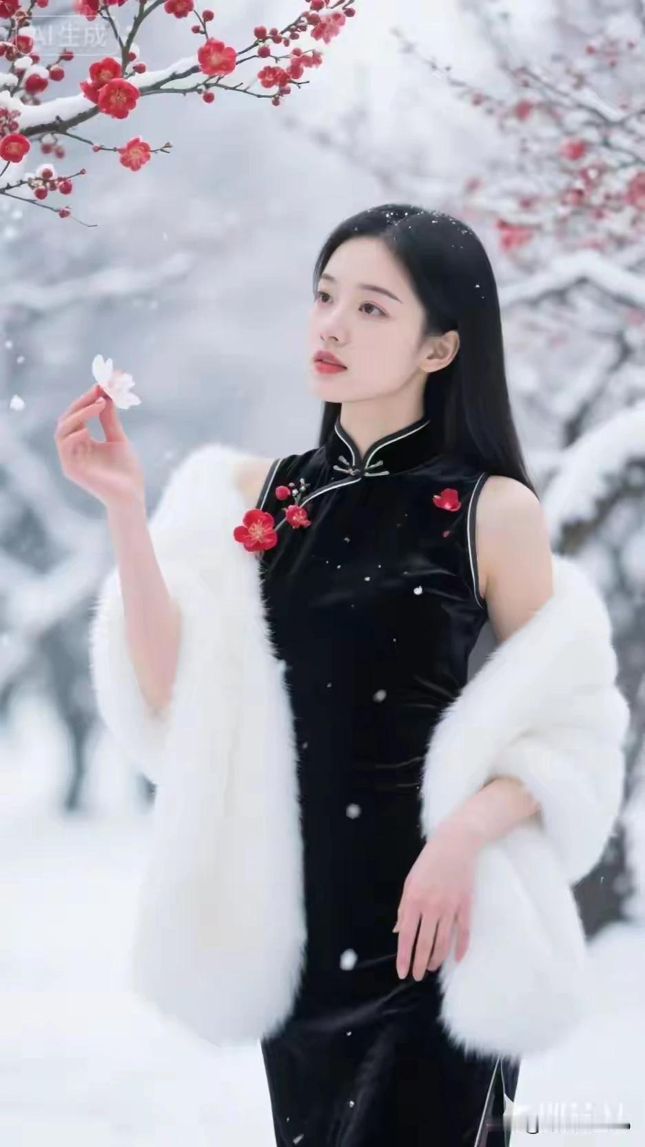 上联：一夜北风大地白下联:千树万树梨花开