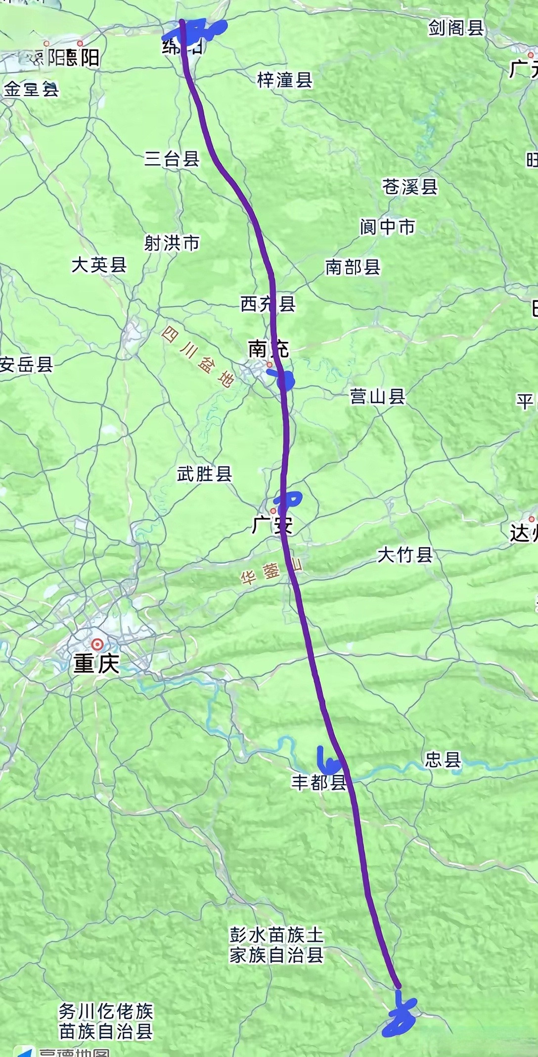 绵黔高铁规划走向合理性探讨