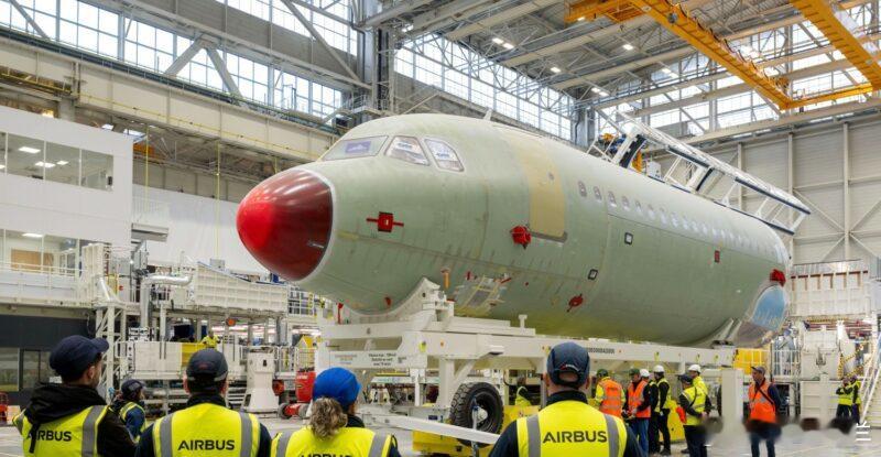 空客在图卢兹启用了全球第10条A320系列飞机总装线。这条新产线位于原A380项
