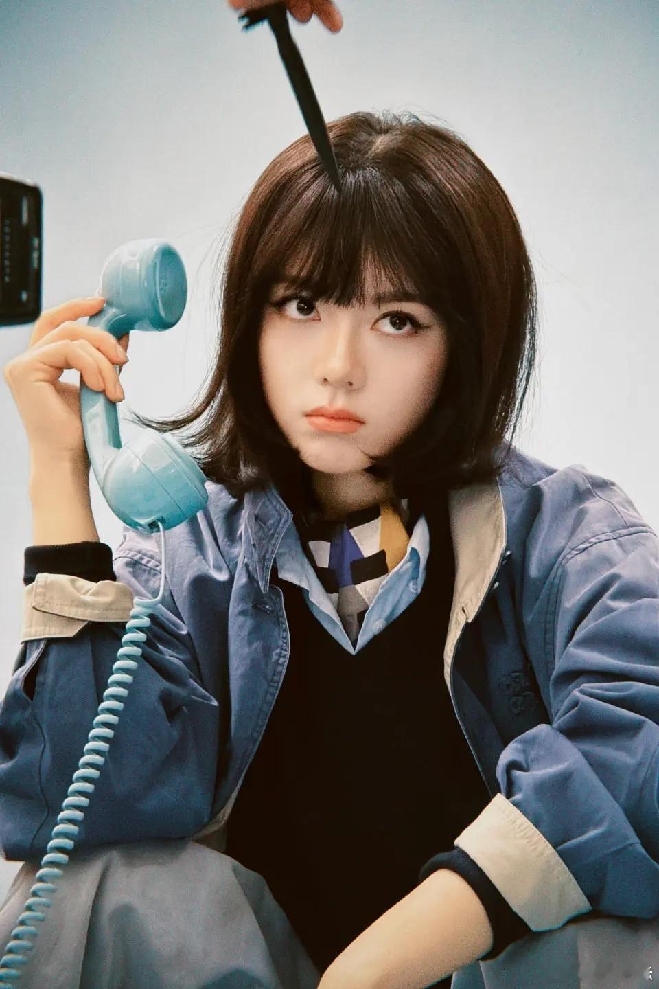 呜呜这才是短发正确打开方式啊赵今麦洋娃娃来的