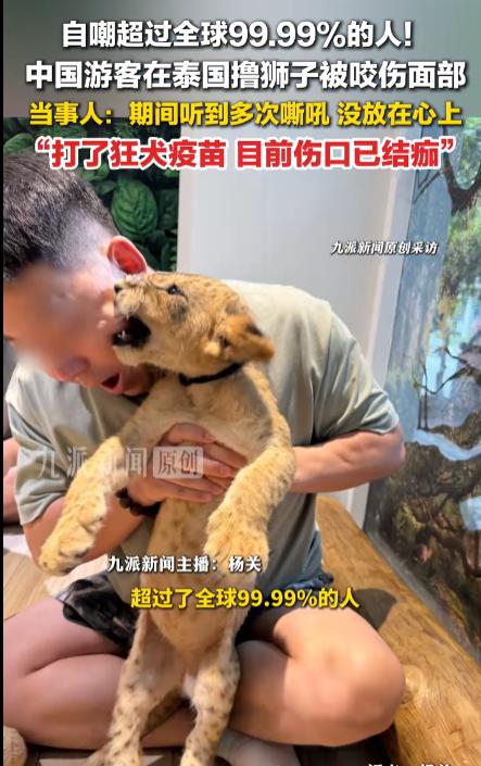 “是个狠人！”泰国清迈一家网红狮子咖啡馆，一中国游客花1299泰铢，约260元人