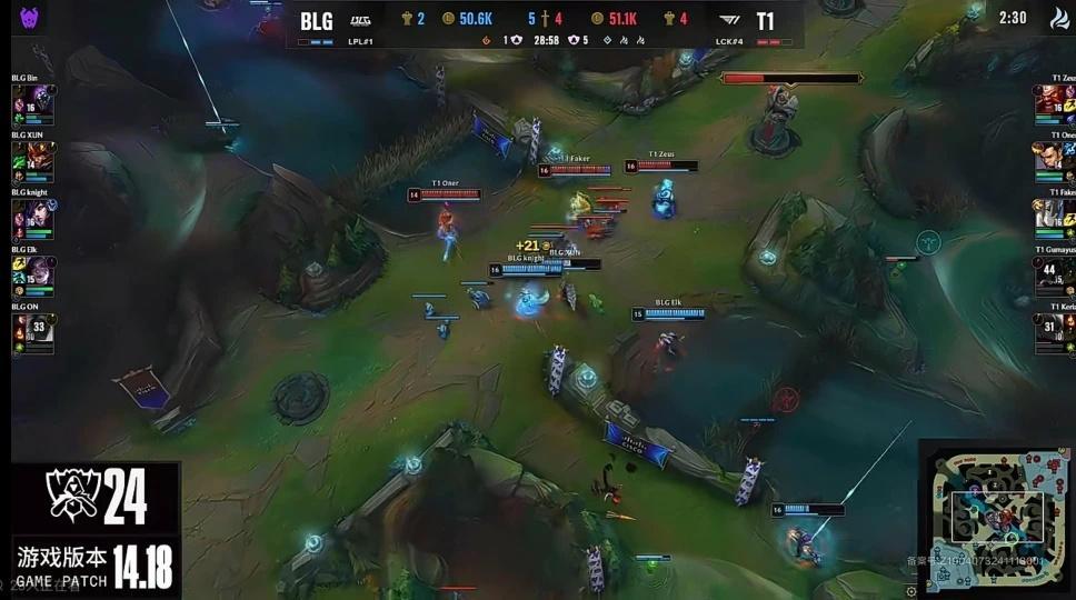 S赛这四个灾难前的画面，能拯救lpl的难度是不是4>2>1>3Faker经典大心