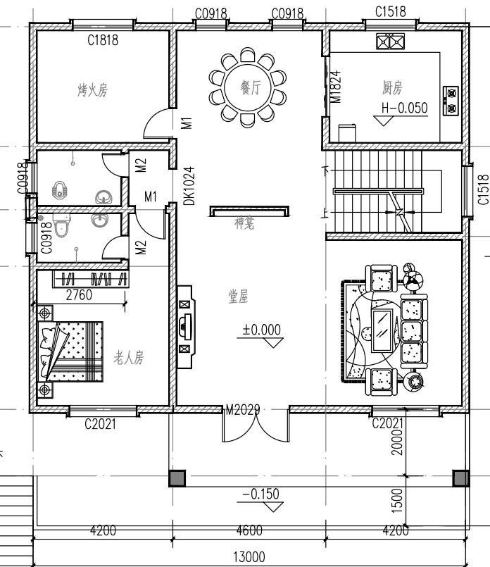 主打一个随心所欲。别墅别墅设计农村自建房农村自建别墅
