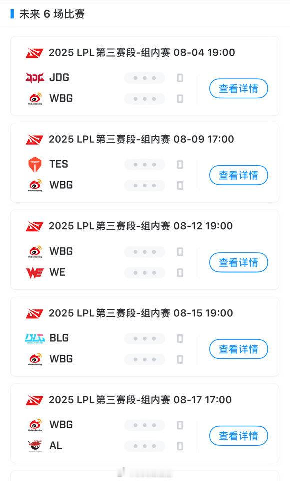 WBG接下来就要进入魔鬼赛程了，是不是真有可能一场不赢？WBG这个队就是你认为他