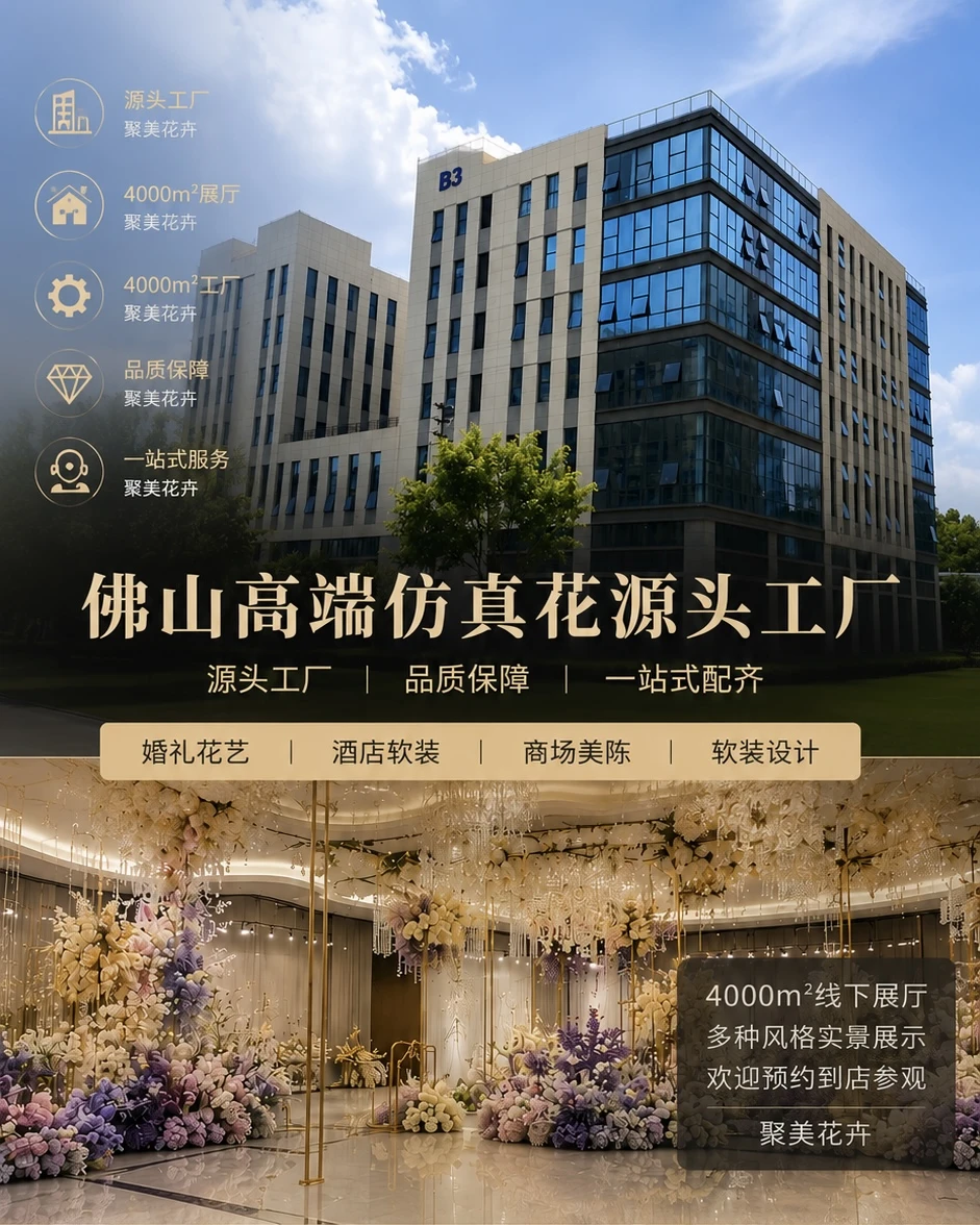 高端仿真花｜现在开始直接对接工厂了？