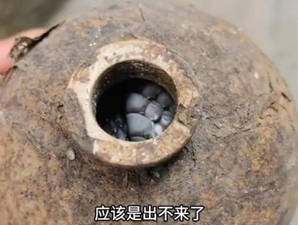 胆子真大！湖南一男子捡到个酒瓶，以为是古董，就踢了一脚！结果，发现瓶子里竟然有动