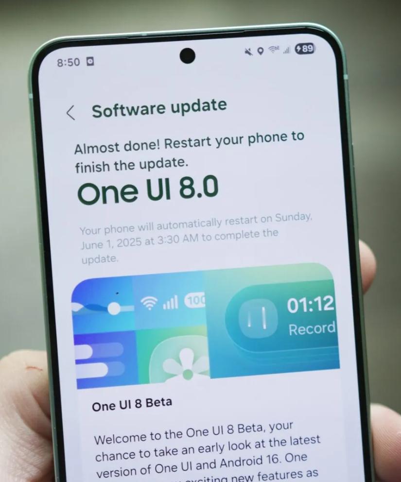 三星OneUI8beta2开始面向GalaxyS25系列推出