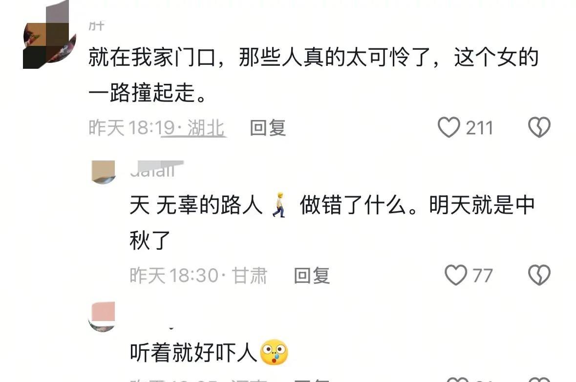 致5死8伤的熊女士连续冲撞多人后，在一家金饰店门口才停下车子，全程她都十分淡定！